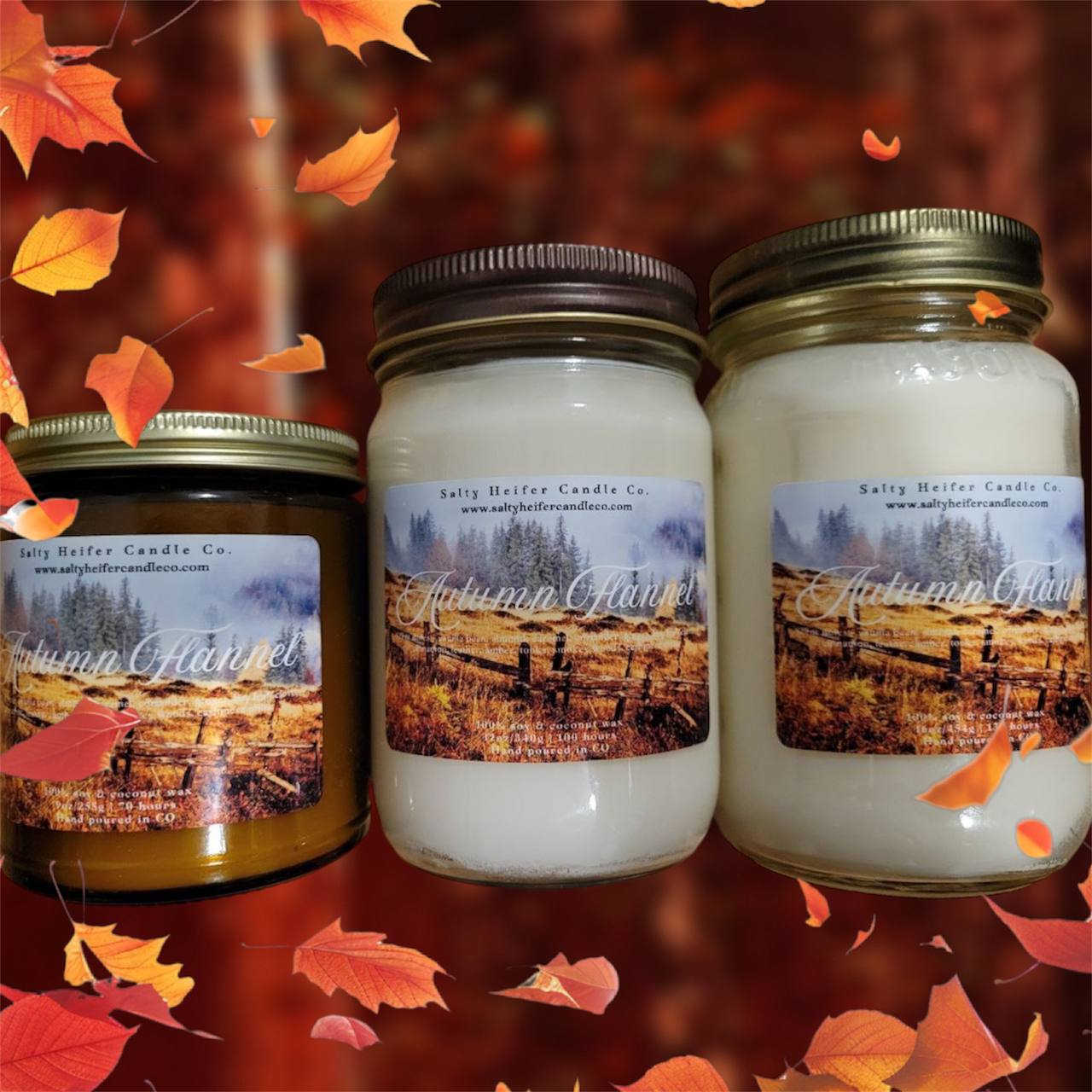 Autumn Flannel Candle 12oz