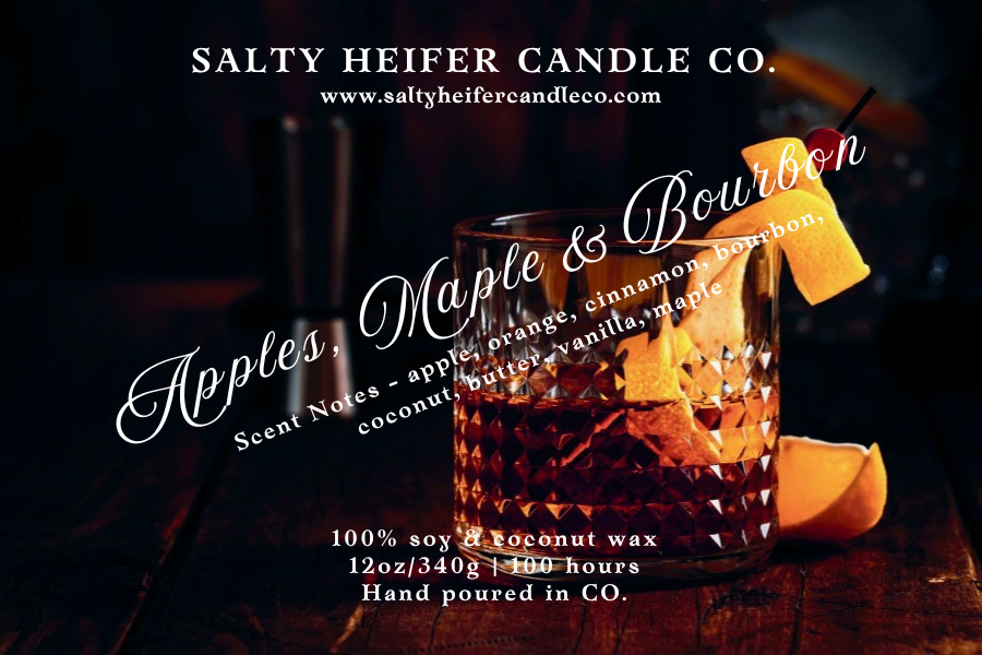 Apples & Maple Bourbon Sale Candle 12oz
