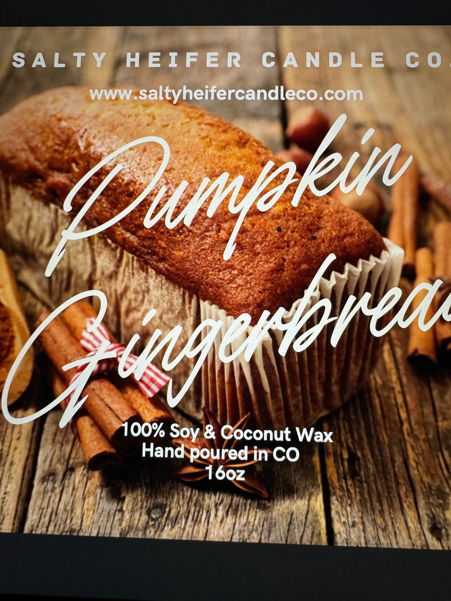 Pumpkin Gingerbread Candle Sale 12oz