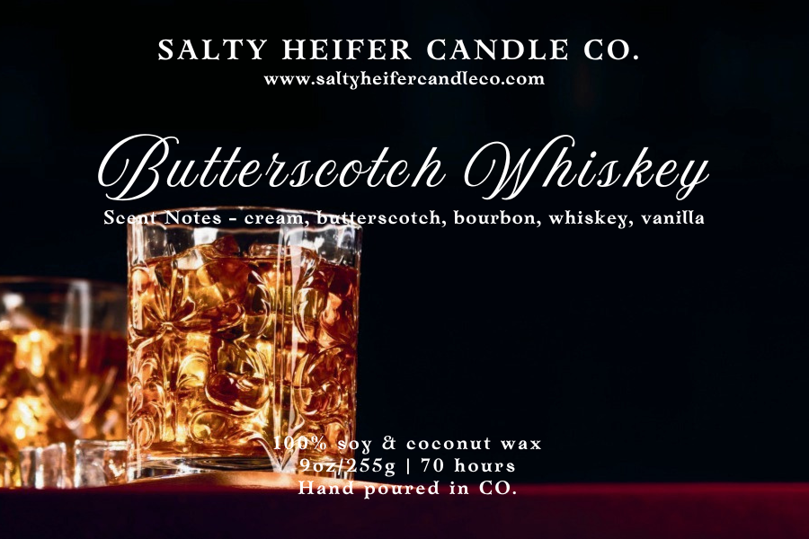 Butterscotch Whiskey Candle 12oz