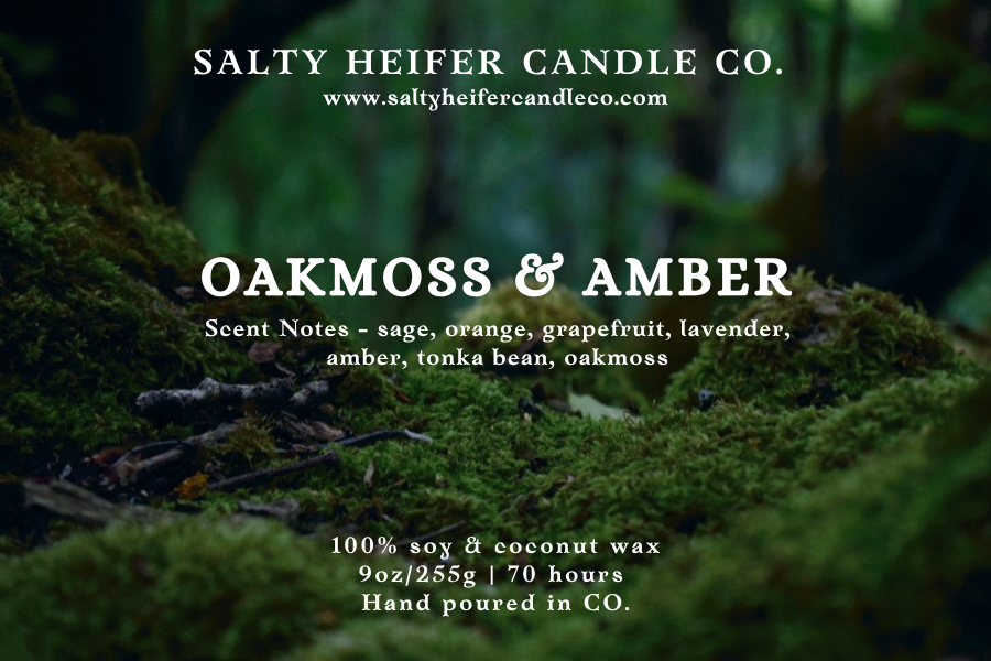 Oak Moss & Amber Candle 12oz
