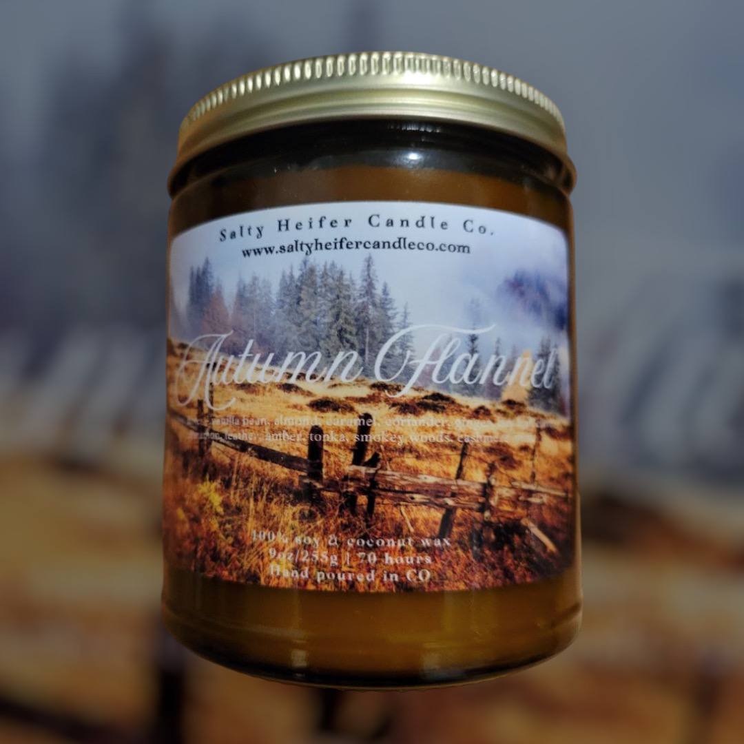 Autumn Flannel Candle