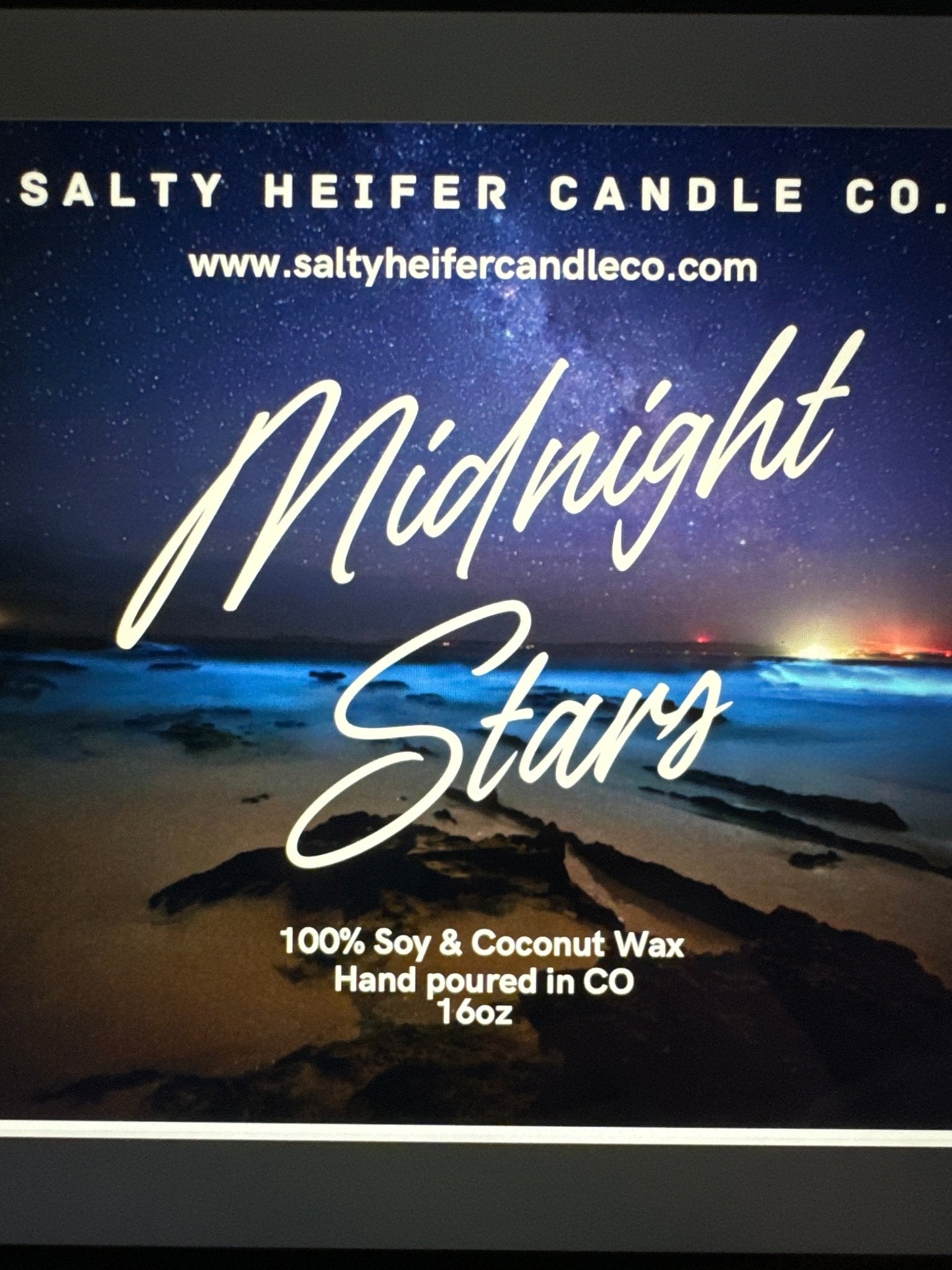 Midnight Stars - Salty Heifer Candle Co LLC