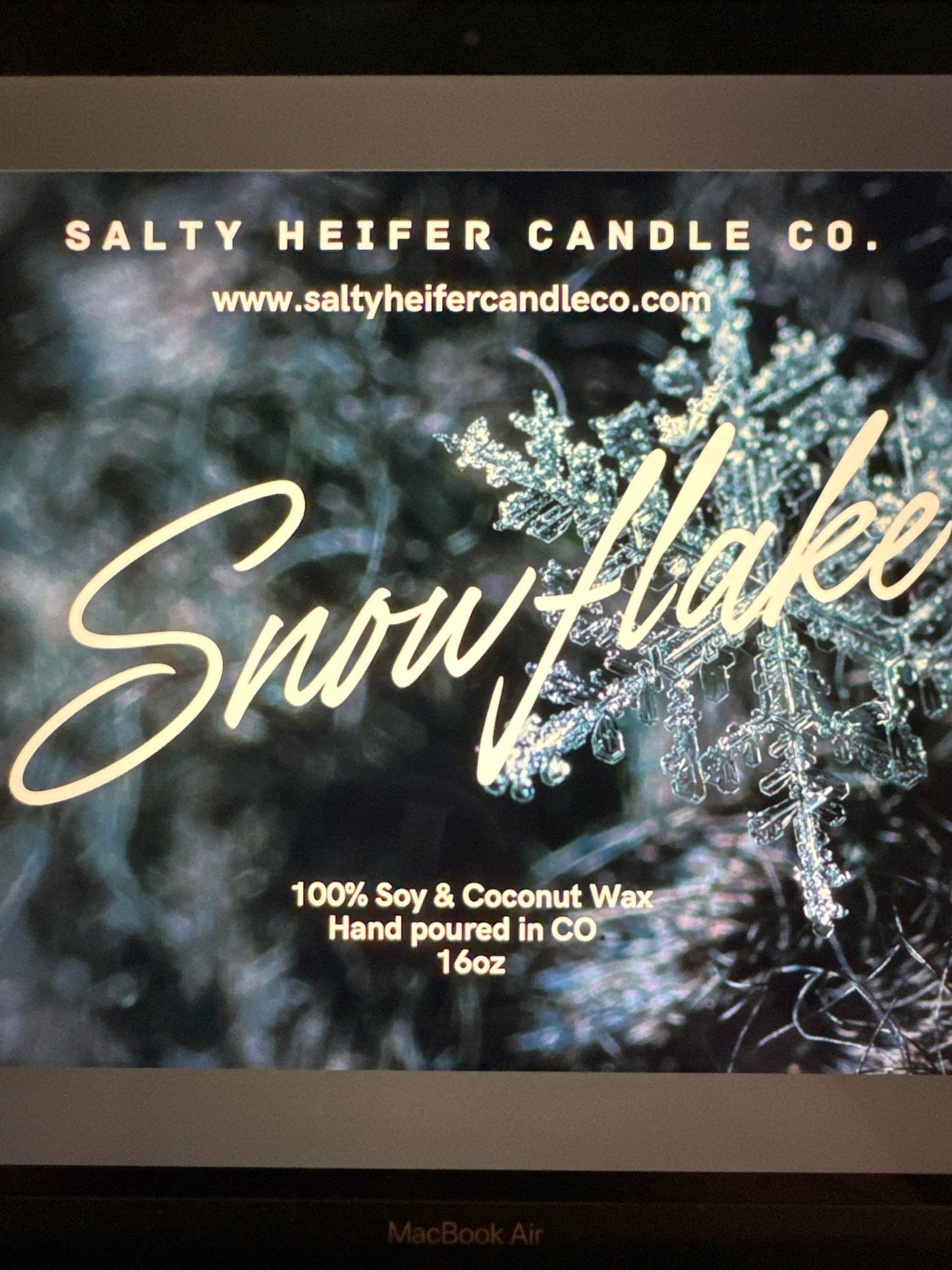 Snowflake - Salty Heifer Candle Co LLC