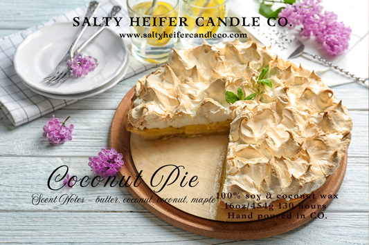 Coconut Pie Candle Wooden Wick