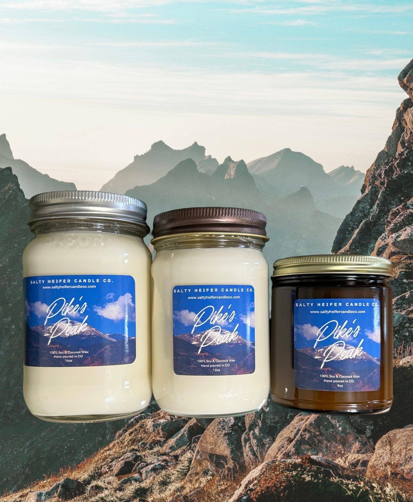 Pikes Peak Candle Wood Wick - Salty Heifer Candle Co LLC