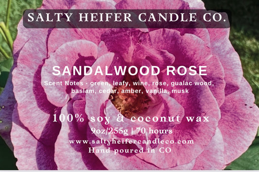 Sandalwood Rose Candle Sale