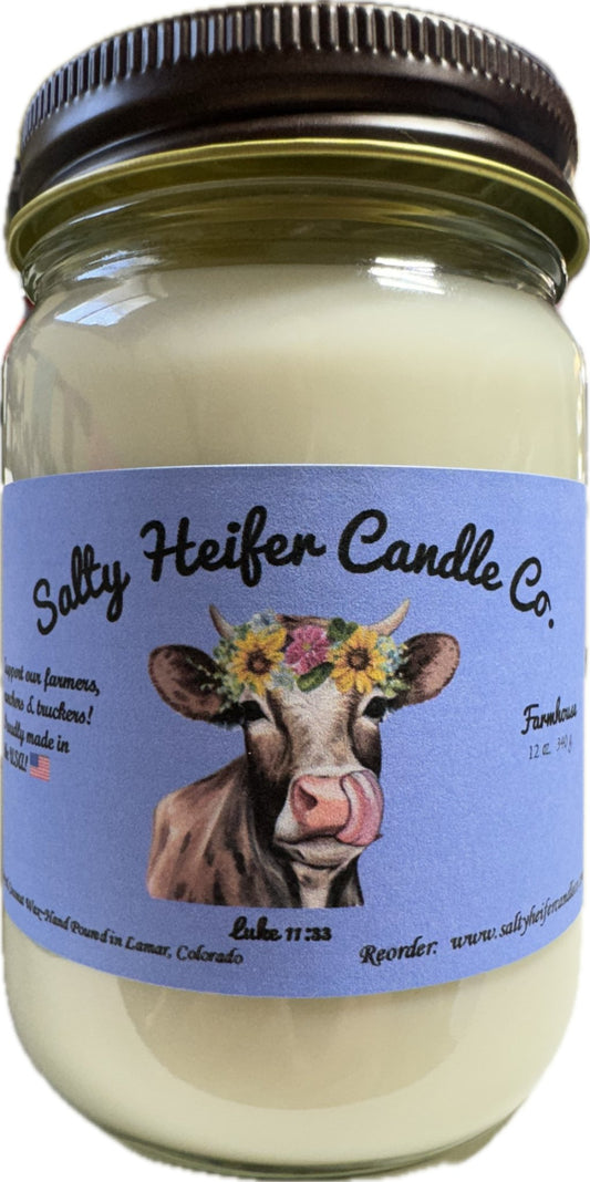 Farmhouse Earthy/Bakery Candle Wood Wick - Salty Heifer Candle Co LLC