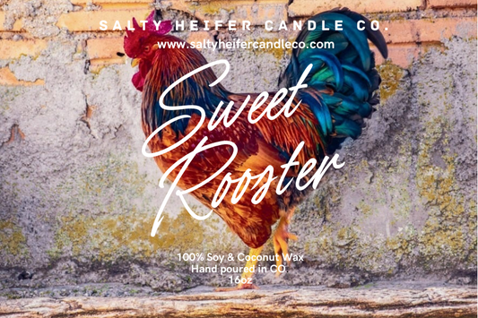 Sweet Rooster Candle Wood Wick
