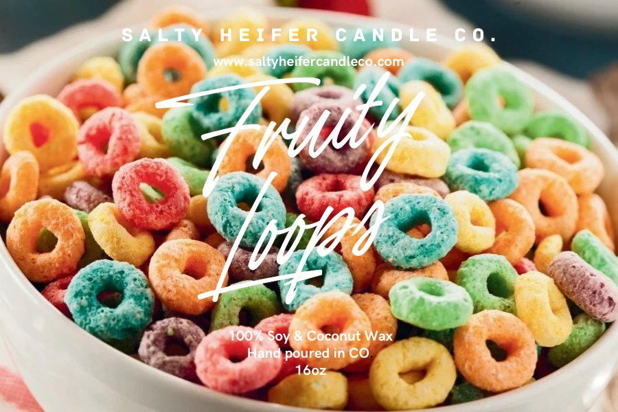 Fruity Loops Candle Wood Wick - Salty Heifer Candle Co LLC