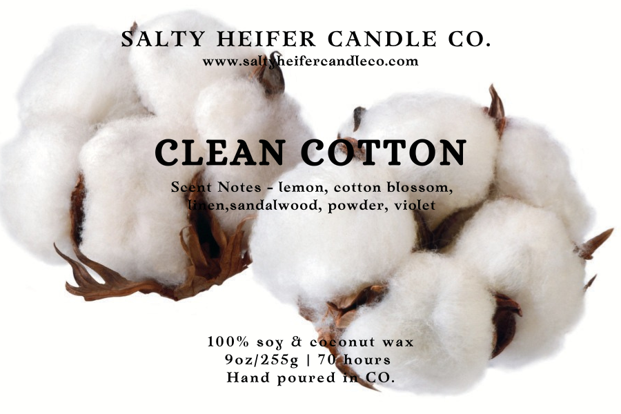 Clean Cotton Candle Wood Wick