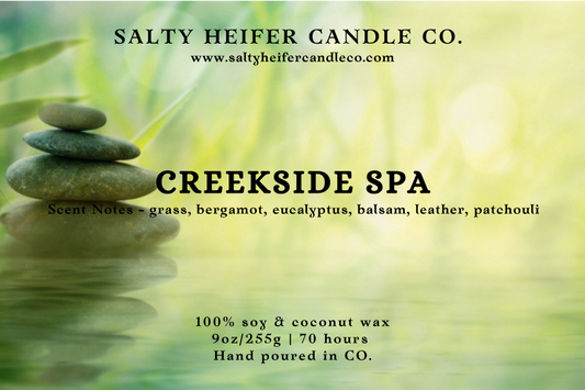 Creekside Spa Candle Crackling Wood Wick