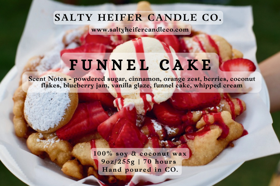 Funnel Cake Candle Wood Wood Sale