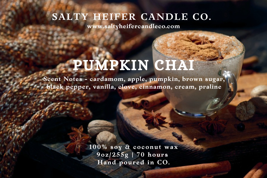 Pumpkin Chai Candle Crackling Sale