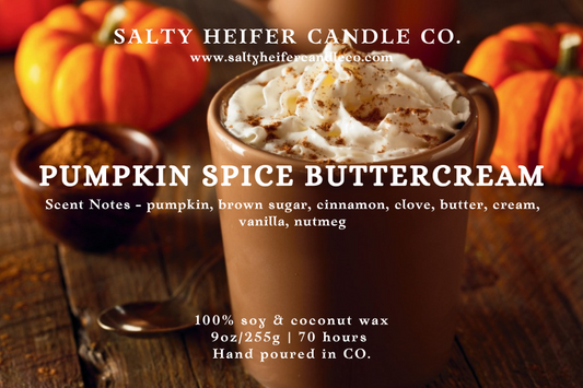 Pumpkin Spiced Buttercream Candle