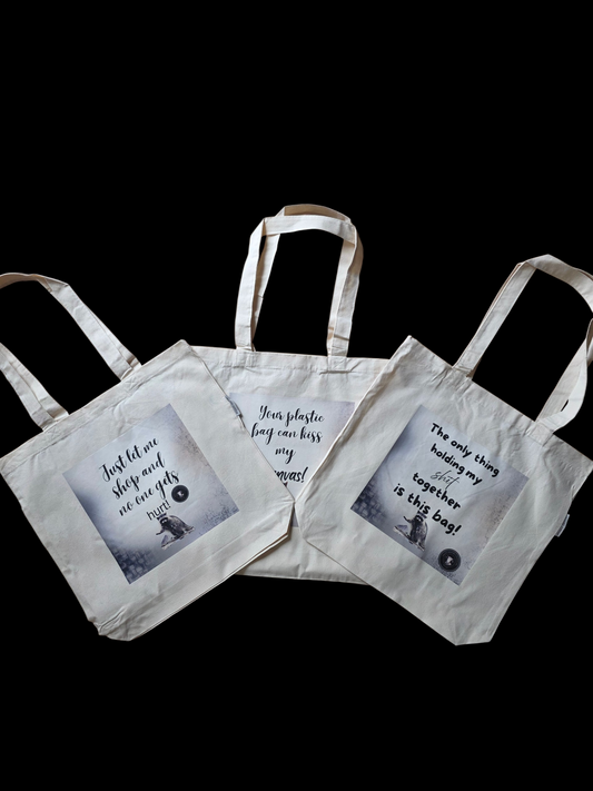 Canvas Tote Bag Organic Cotton Salty