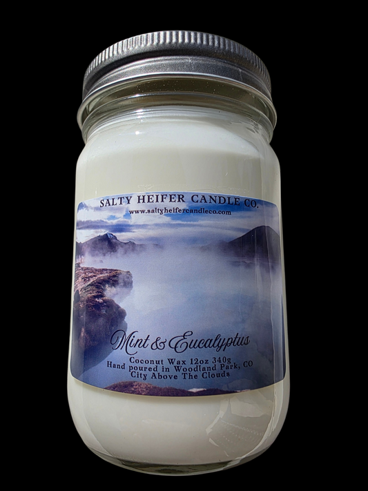Mint & Eucalyptus Candle 12oz