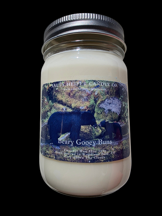 Beary Gooey Buns Candle 12oz