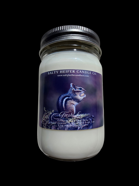 Fresh Linen Candle 12oz