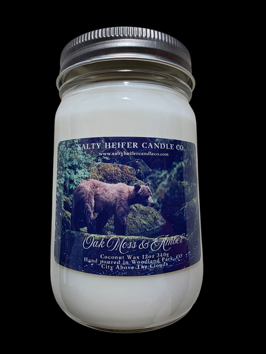 Oak Moss & Amber Candle 12oz